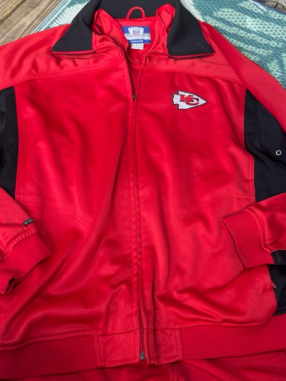 Reebok Kansas City Chiefs  NFL Equipment Track Suit